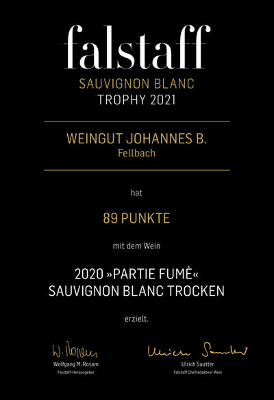 2021 Sauvignon Blanc "Partie Fumè" trocken